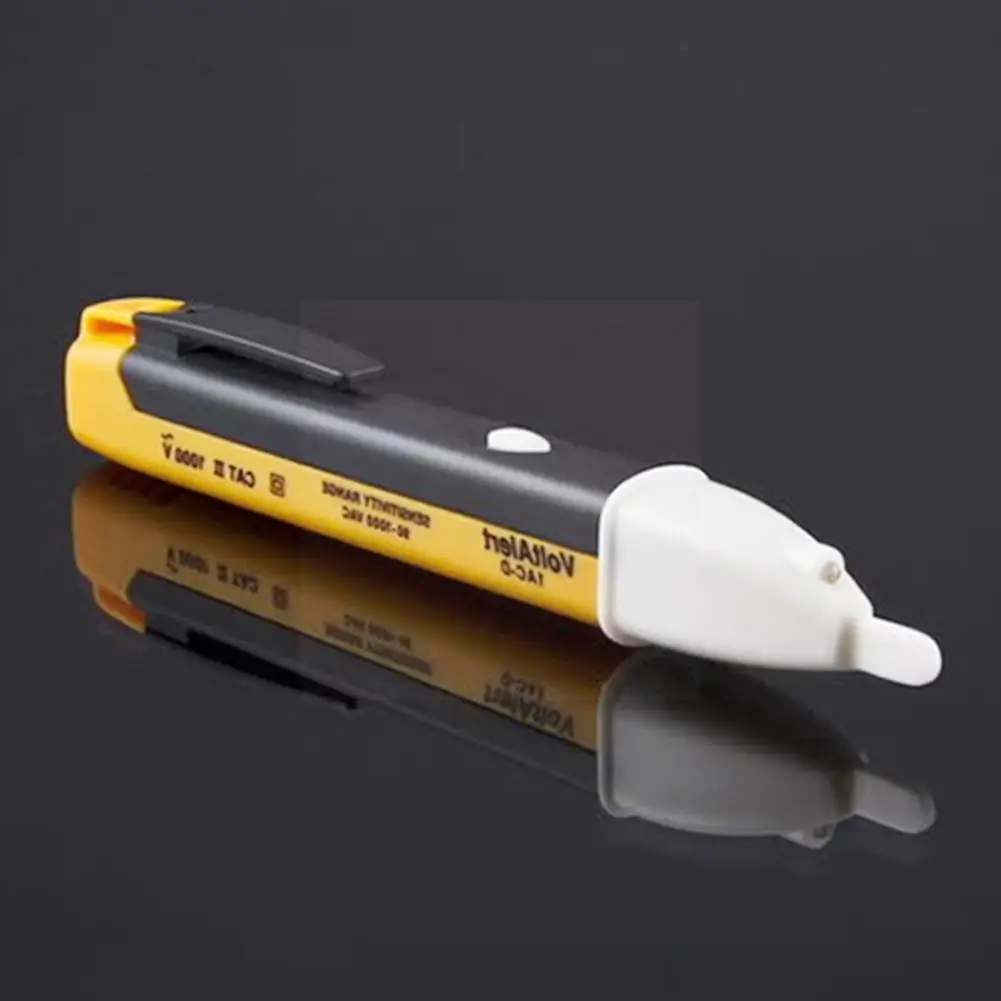 

Бесконтактный индукционный тестовый Ручка детектор напряжения переменного тока Датчик электроскоп Многофункциональный Электрический V0Z1