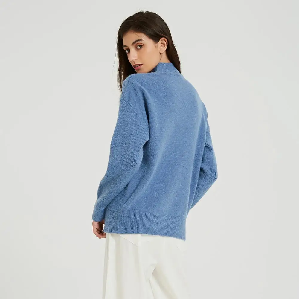 Wixra Женские повседневные кофты с длинным рукавом свитшот толстовка база базовая