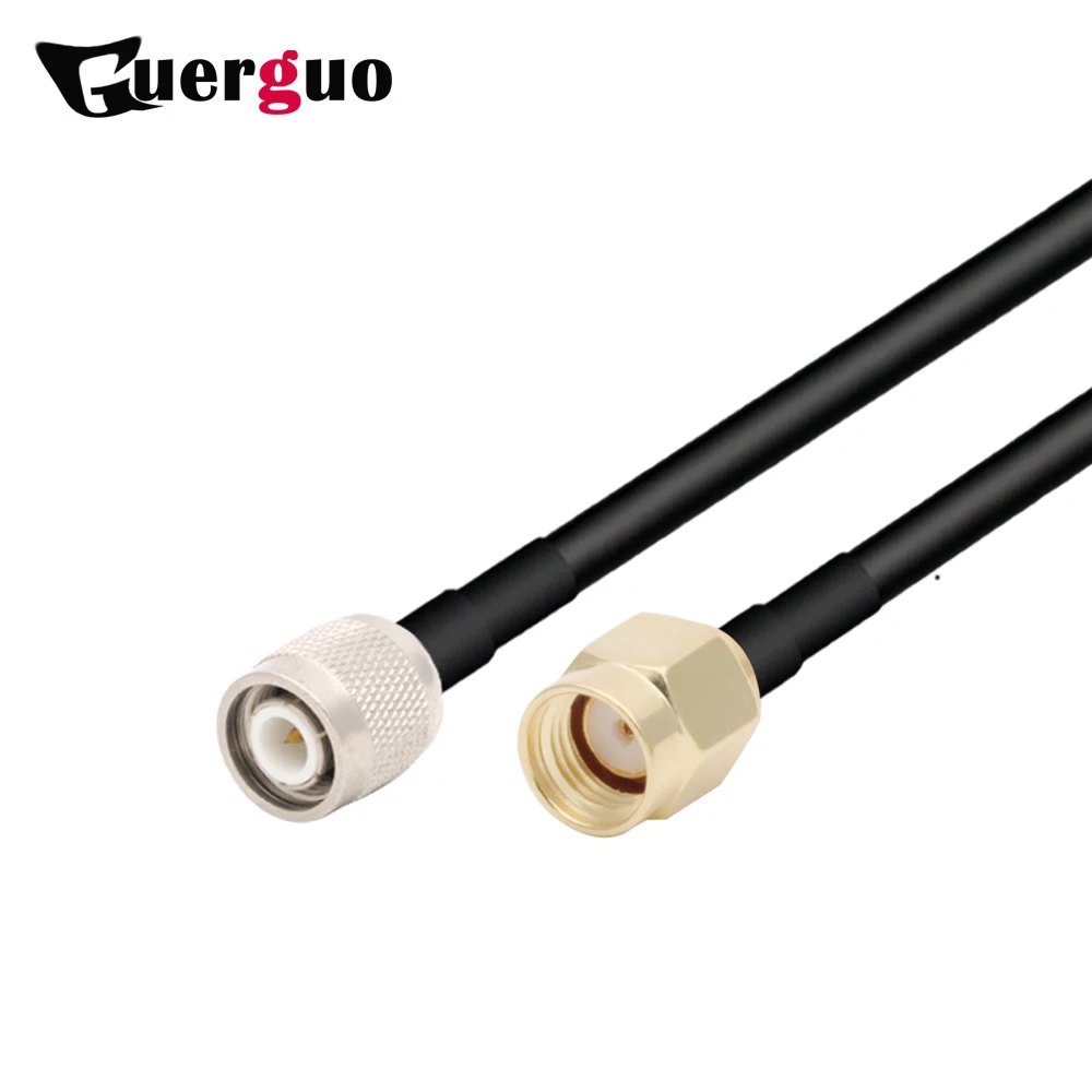 

Кабель RG58 50 Ом TNC штекер к RP SMA Штекерный Разъем RF Коаксиальная зеркальная радиоантенна 15/2030/50/100 см