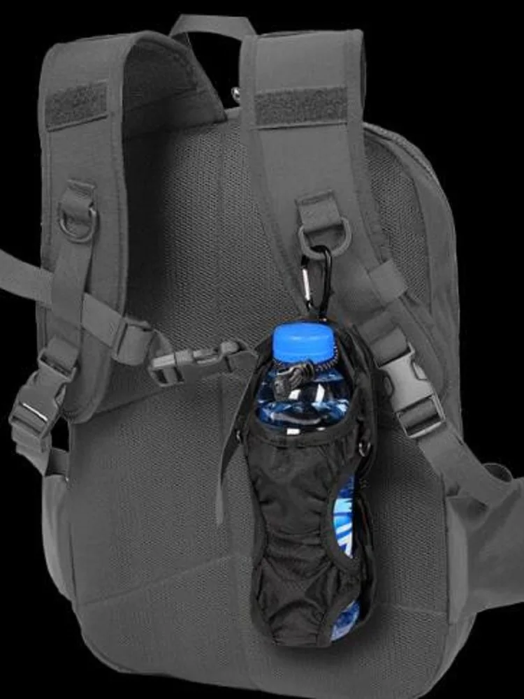 Crossbody Portable Waist Water Bottle Bag Beverage Mineral Water Bottle Hanging Waist Water Bottle Bag Folding External Backpack