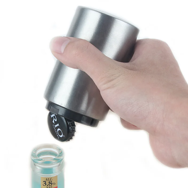 Полуавтоматический открывалка для пива из нержавеющей стали магнит пивных