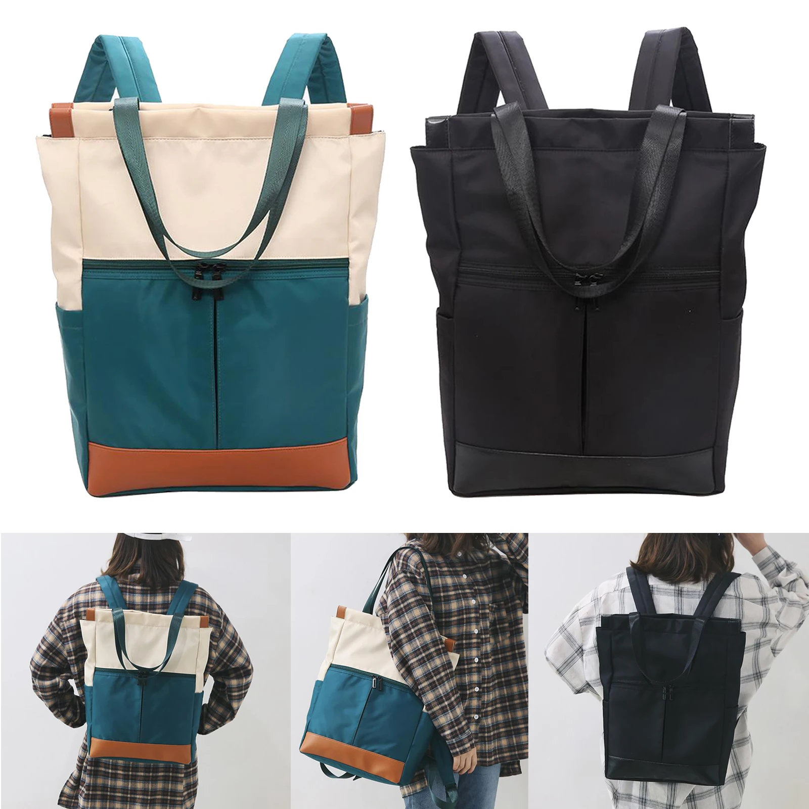 Женский рюкзак-трансформер повседневный ранец для ноутбука с широким верхом