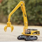 2020 HUINA 1:87 самосвал экскаватор колесный погрузчик литая металлическая Модель Строительный автомобиль игрушки для мальчиков подарок на день рождения автомобиль 002