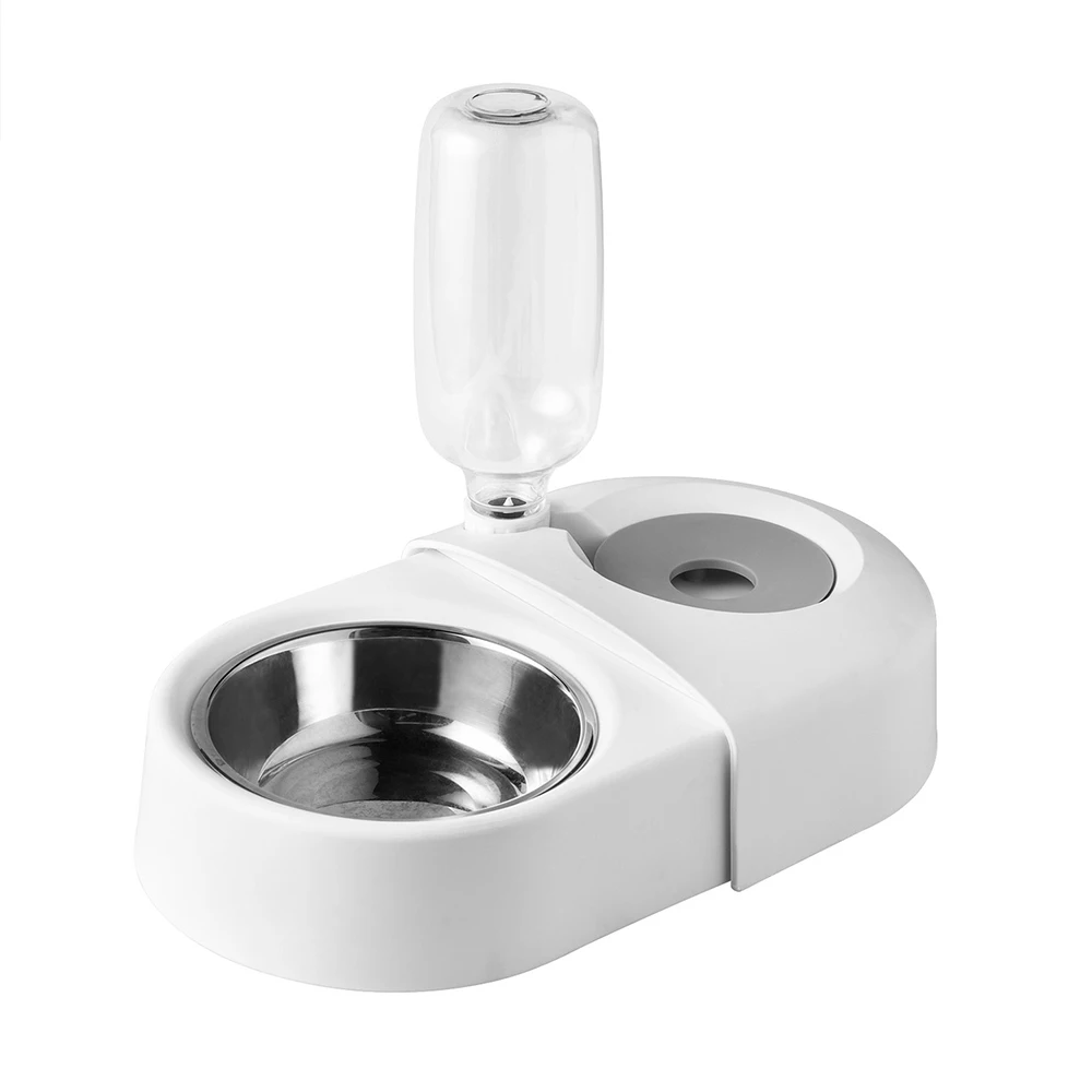 

Dog Bowl Cat Bowl Double Bowl Automatic Drinking Water Bowl Dog Feeder Cat Water Bowl Anti-tipping Food Bowl Pet Supplies