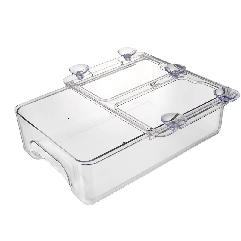 

Fridge Food Fresh Keep Storage Box Multi-Purpose Space Saver Refrigerator Food Container Egg Storage Drawer Organizer