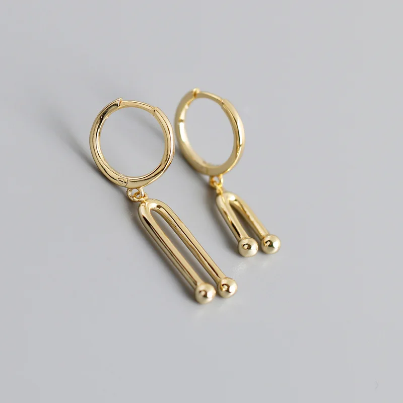 Серьги-подвески женские из серебра 925 пробы в стиле панк | Украшения и аксессуары