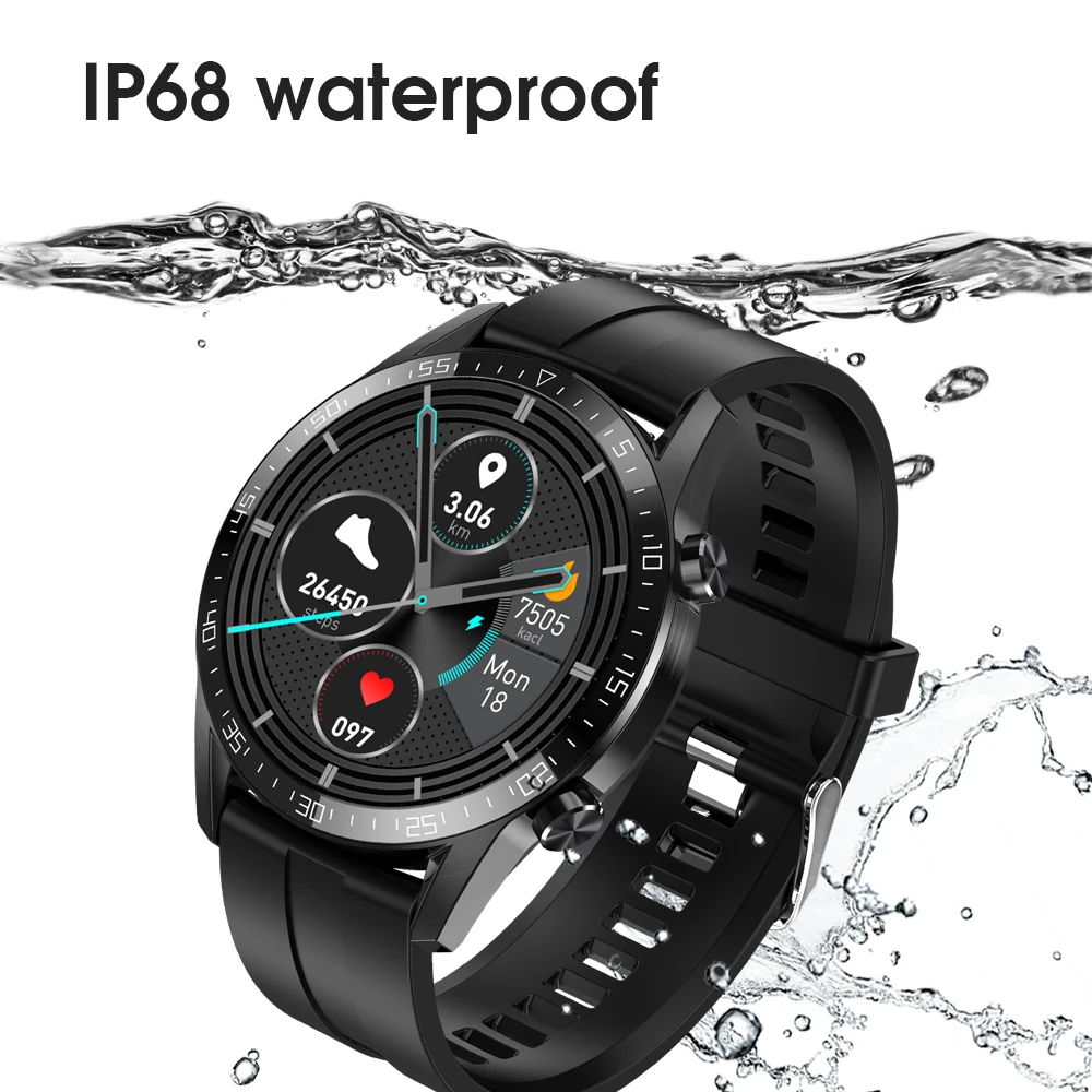 Смарт часы Reloj Inteligente Ecg для мужчин умные на базе Android 2020 Ip68 Bluetooth ответ вызов
