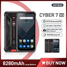 HOTWAV CYBER 7 5G Rugged Phone IP68 Waterproof Android 11 Mobile Phone MT6833 8G+128G Cellphone 48MP Camera Smartphone 8280mAh (1)