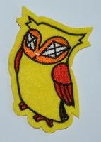 1x yellow bird animal cartoon embroidered iron on patch iron on badge patch %e2%89%88 4 3 7 6 cm