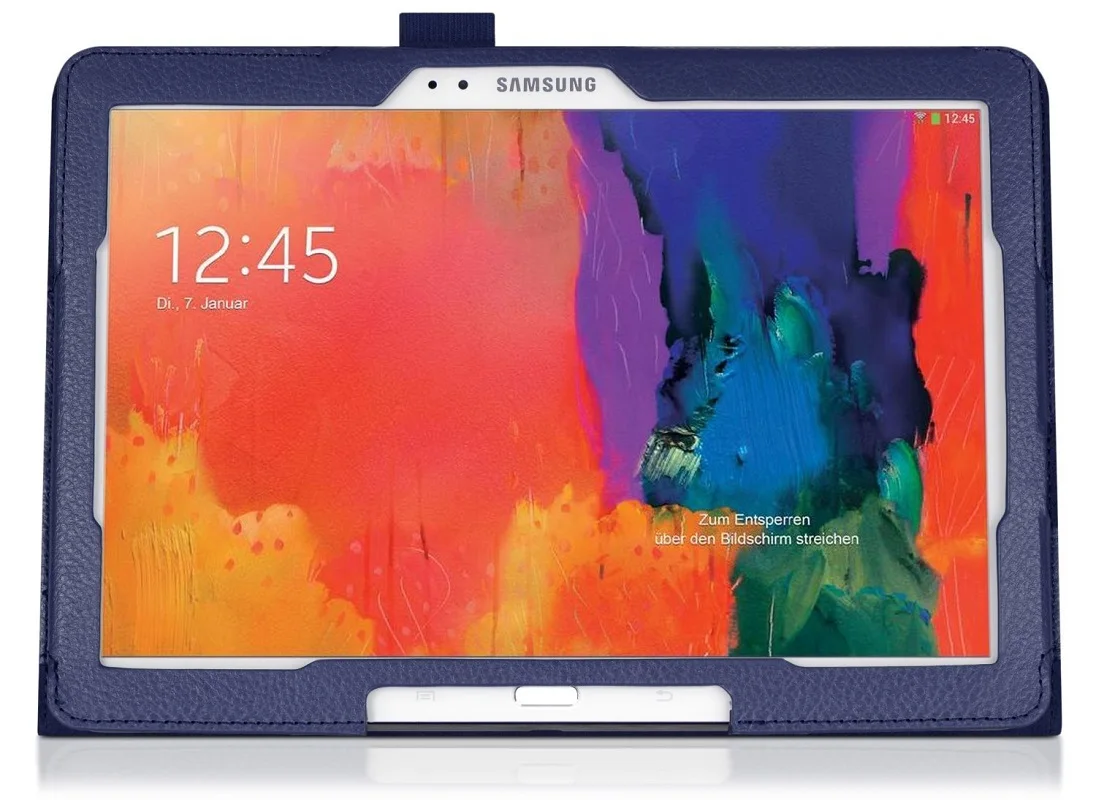 Чехол подставка на магните для samsung Galaxy Note 2014 Edition 10 1 P600 P605 планшет полностью