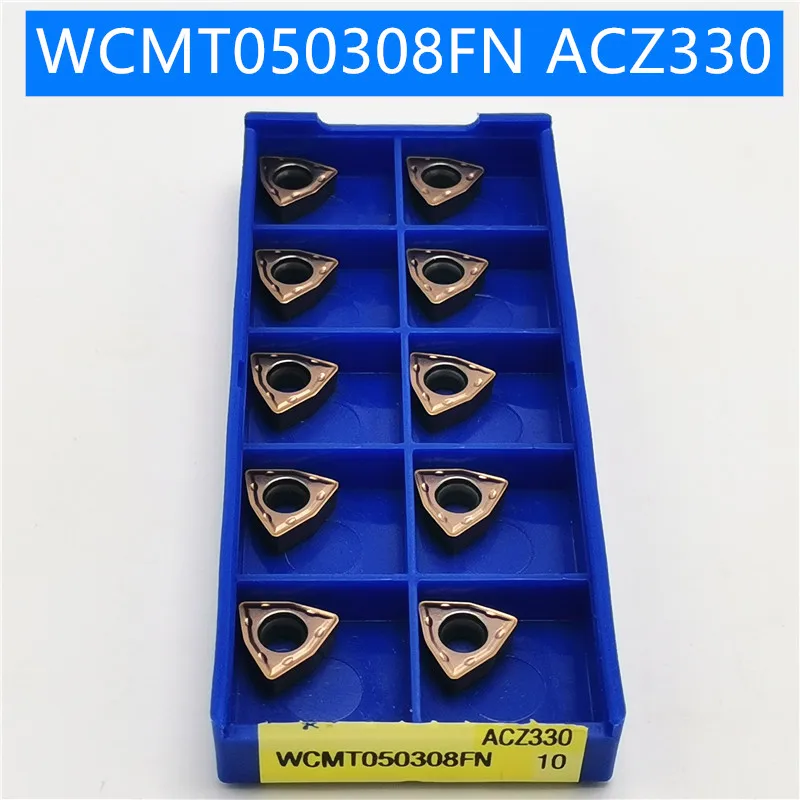 WCMT050308 ACZ330 поворотные твердосплавные вставки инструмент токарный фреза режущий