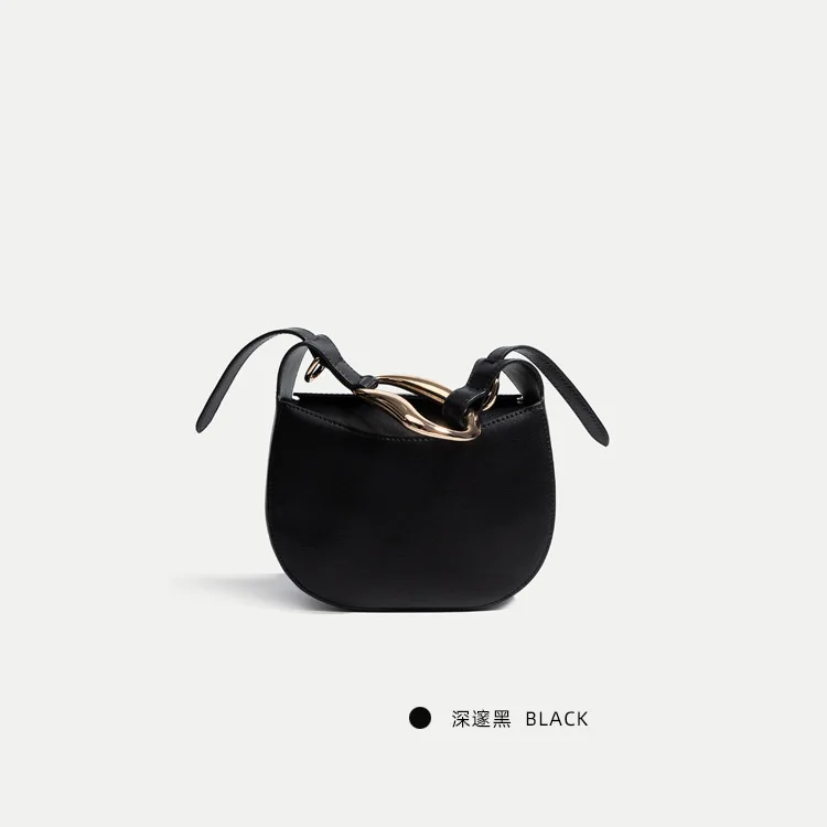 

Niche High-End Sense Bucket Bag Female 21 Spring and Summer New Calfskin Small Shoulder Handbag Single Shoulder Leather Handbag