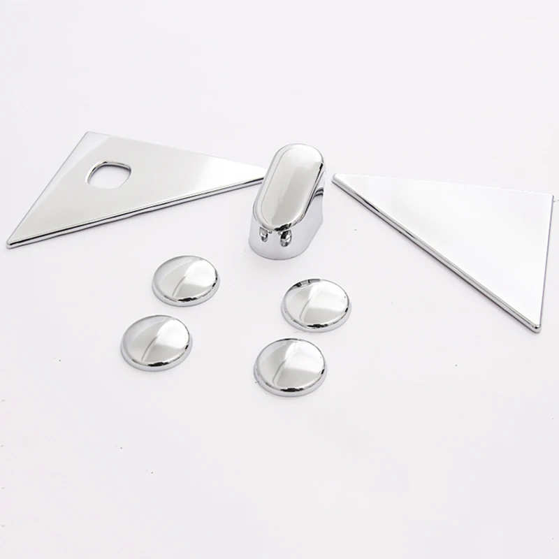 7pcs 7 шт. хромированное покрытия, для заднего стекла планки для Toyota Land Cruiser Prado FJ 150 2010 2012 2013 аксессуары - Цвет: 7pcs