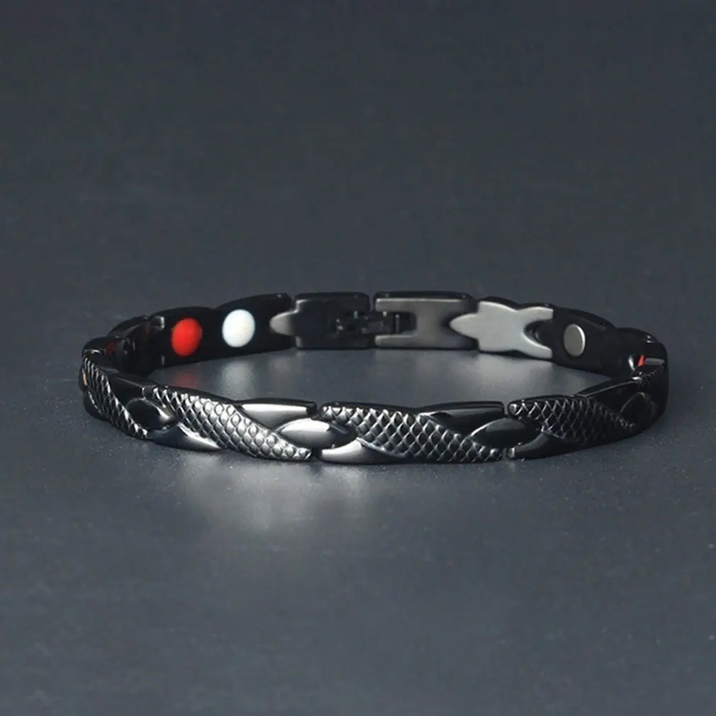 

2020 New Dragon Pattern Twisted Healthy Magnetic Magnet Bracelet for Women Power Therapy Magnets Bracelets Bangles for Women Men