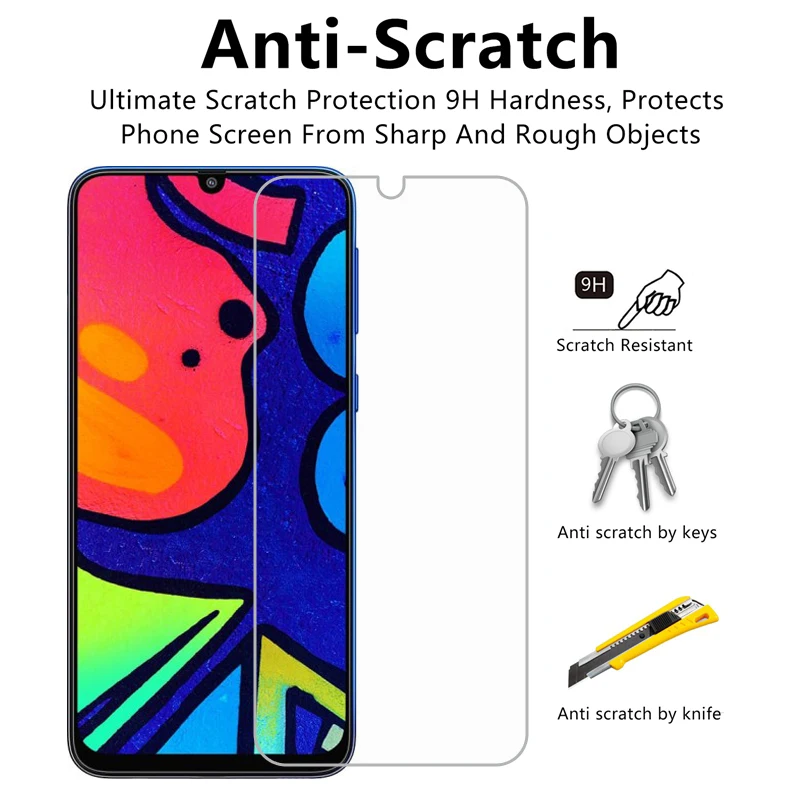 Закаленное стекло для Samsung Galaxy M21s защитная пленка экрана телефона SM F415F/DS Pelicula De