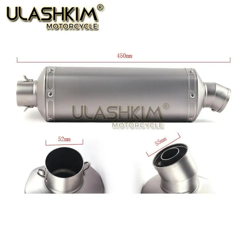 M3 мотоцикл полная система глушитель среднего подключения трубы слипоны для HONDA