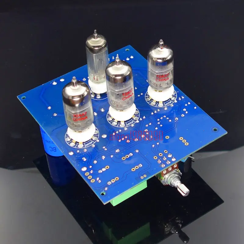 GZLOZONE Hi Fi стерео 12AX7 трубка предусилитель доска/завод деталя комплект база на Marantz 7