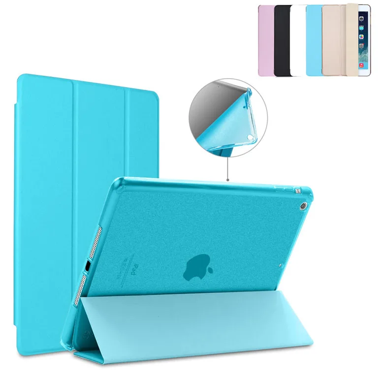 Трехслойный Чехол для iPad 9 7 2017/2018 блестящий мягкий чехол из ТПУ с тонкой магнитной