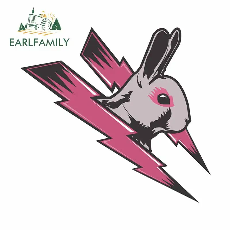 EARLFAMILY 13 см x 12 для кролика милый молниевидный персональный мультяшный