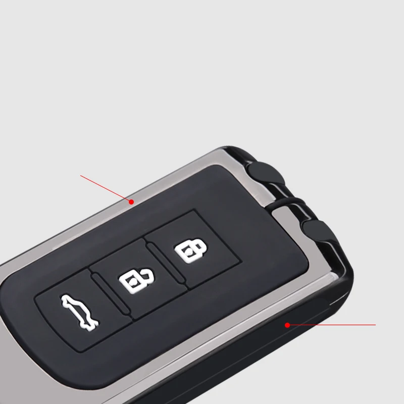 Чехол для дистанционного ключа Mitsubishi L200 ASX Outlander Eclipse Cross Pajero Sport Lancer из цинкового