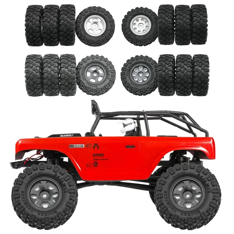 

Durable Tire for Model Car Remote Control Climbing Car Tire Shell Novelty Protector for Car 1/10 Accessories
