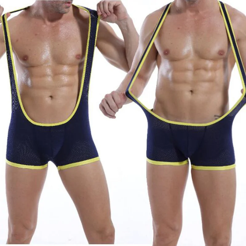 Сексуальные мужские боди бандаж сетчатый мешочек для пениса гей майки открытая