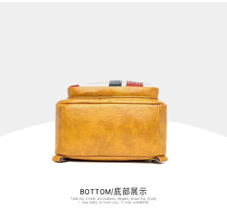 

2021 New Casual Large-capacity Contrast Color Multi-pocket Shoulder Bag Fashion Handbag Diamond Female Bag