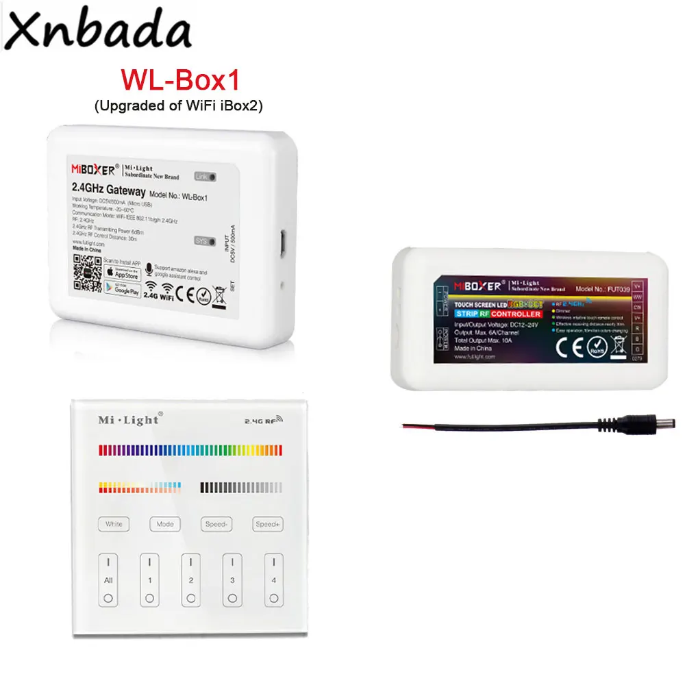 Mi светильник MiBoxer 2 4G B4 RGB/RGBW/RGBWW сенсорный дистанционный светодиодный контроллер |