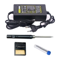 sh72 electric soldering iron 65w mini portable adjustable temperature welding solder station dc5525 24v power supply