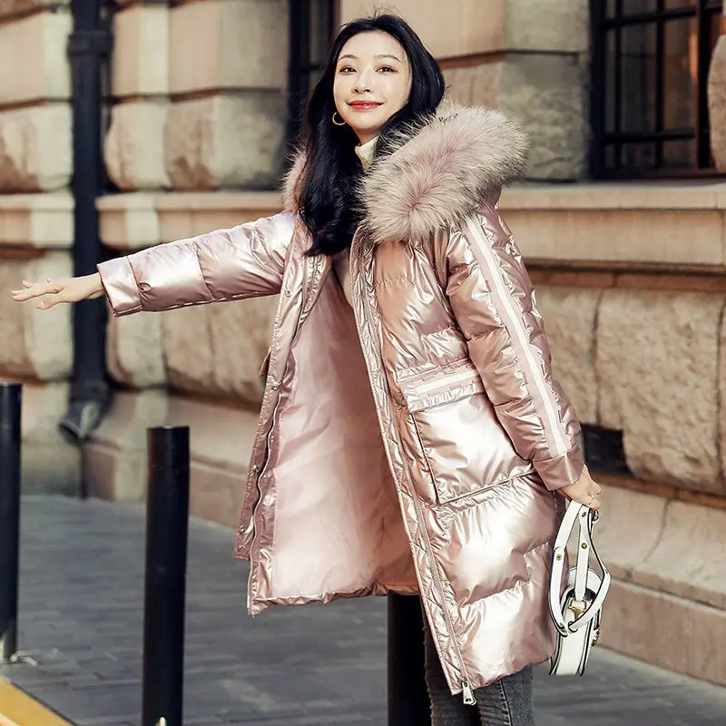New bright washless cotton padded jacket Korean down cotton padded jacket