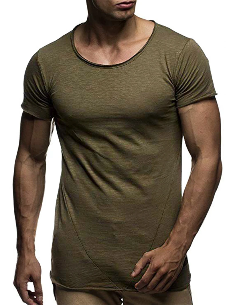 Летняя мужская повседневная футболка уличная одежда мужские свободные футболки