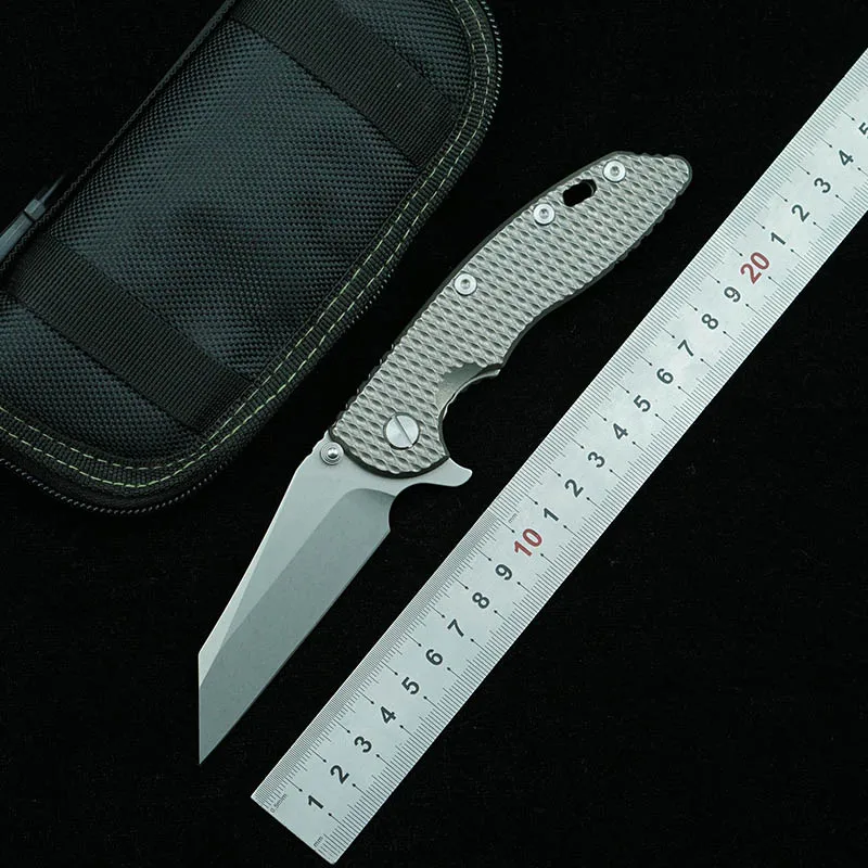 

Складной нож LEMIFSHE Flipper XM18 M390, титановый Карманный Клинок с шарикоподшипником для выживания на открытом воздухе, повседневный инструмент