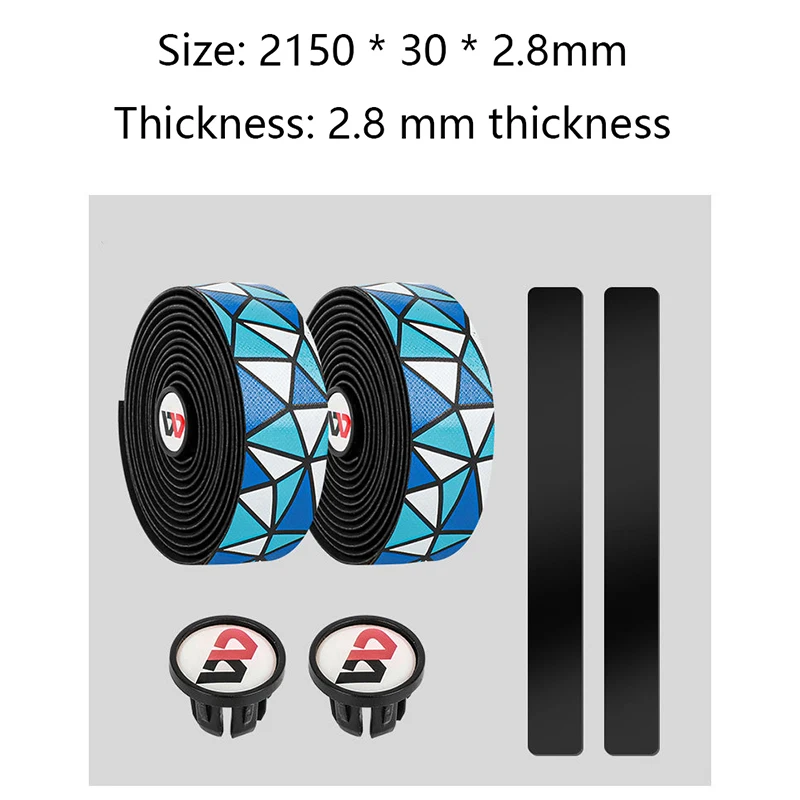 

2Pcs Bicycle Handlebar Tape Anti-slip Damping Road Bike Handlebar Tape MTB Mountain Bikes Handlebars Tapes Bike Accessories