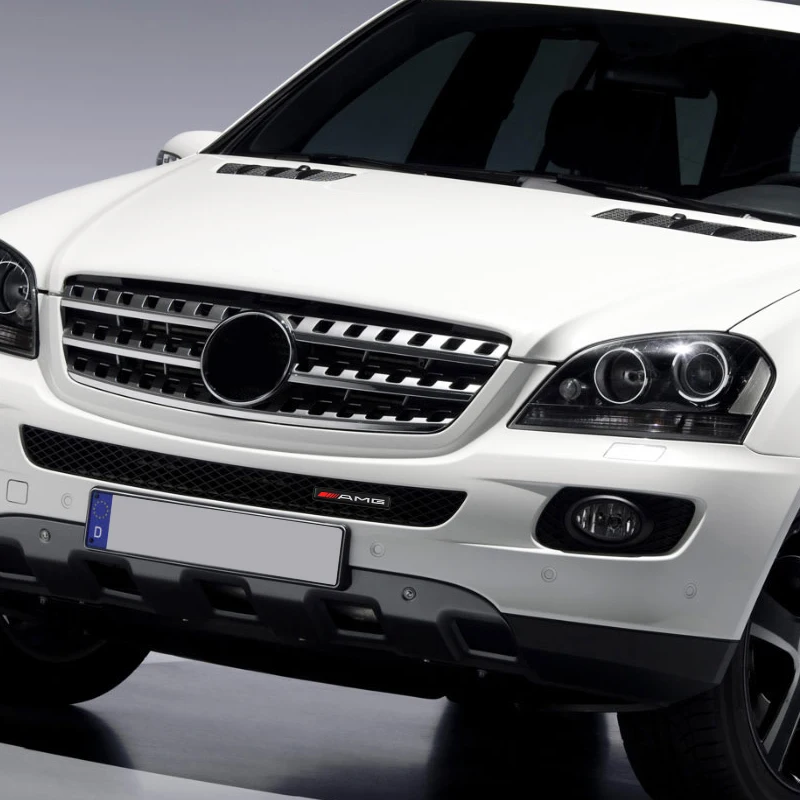 1pc Car Front Hood Grille Emblem Badge LED Decorative lights for Mercedes benz AMG GLK GLA C200 w211 w124 w214 accessories | Автомобили и