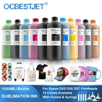 1000ml sublimation ink heat transfer ink for epson 3800 3880 4800 4880 7700 9700 7800 7880 7600 9600 9800 9880 p800 t3270 t5270