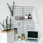 Металлическая проволочная доска для фотографий, железная сетка 2030 см, рамка для демонстрации фотографий, Декор для дома вечерние, полка для открыток сделай сам