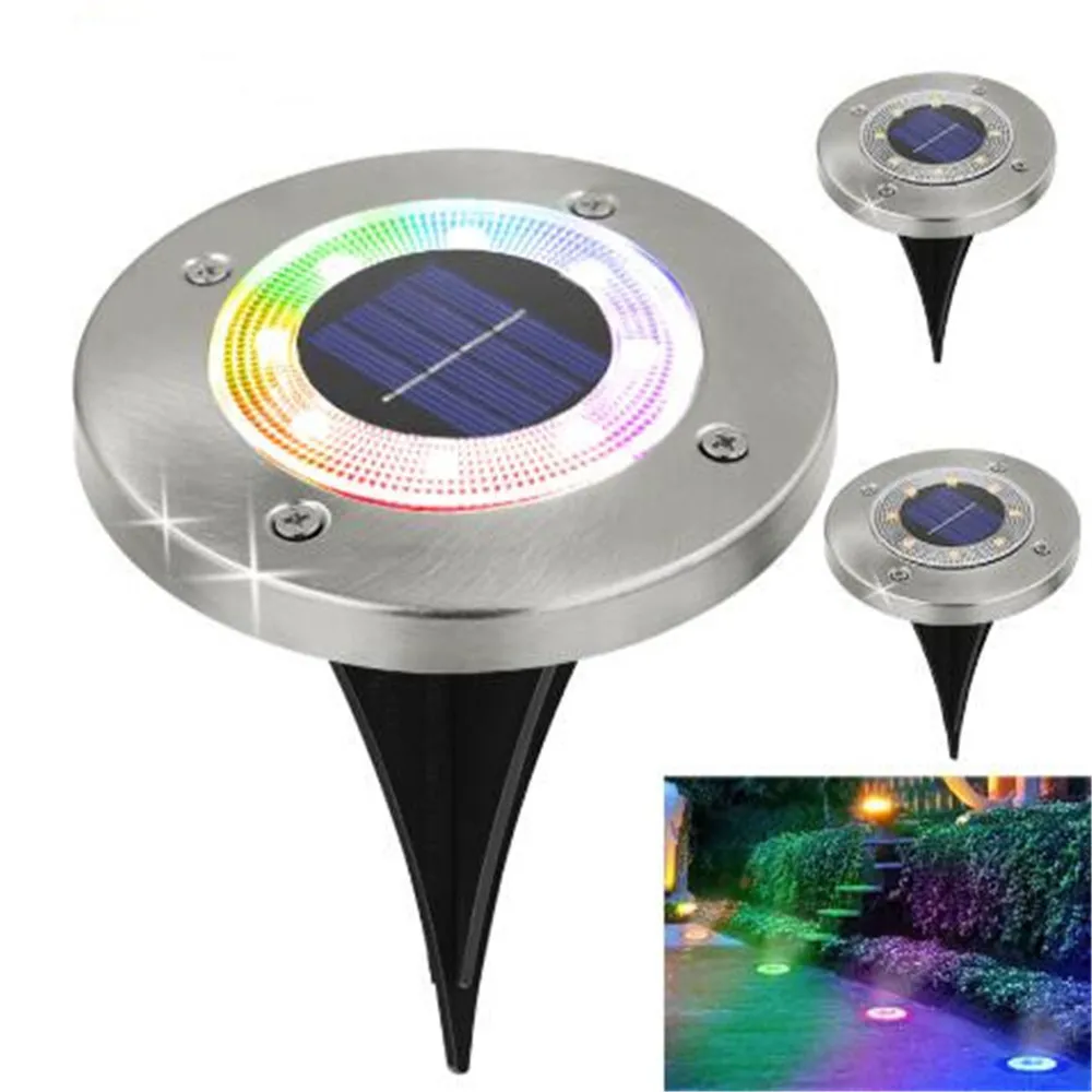 Уличный садовый светильник на солнечной батарее 8 светодисветодиодный