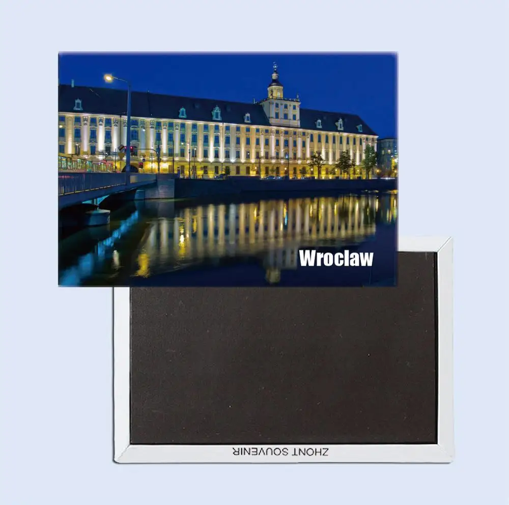 

Poland Wroclaw 25243 Travel Gifts Home accessories 78*54mm Souvenir Fridge Magnet