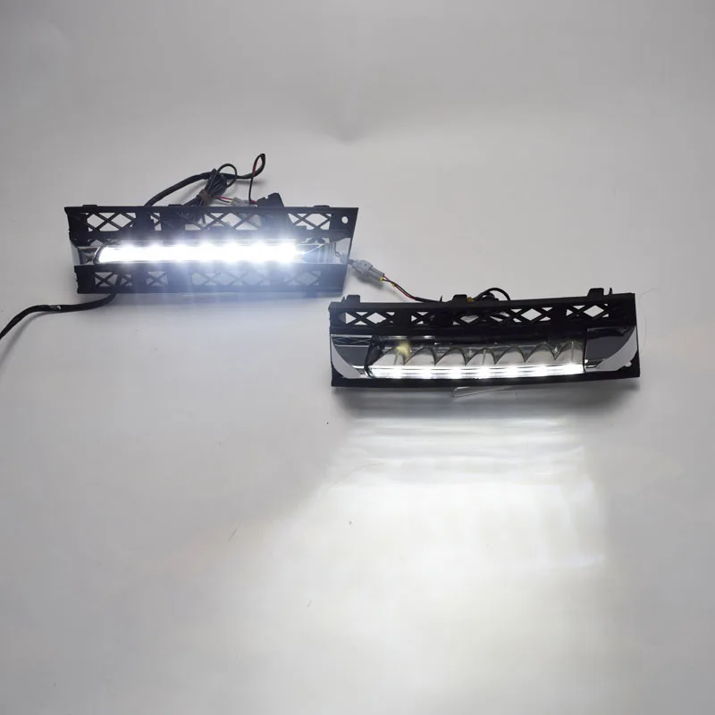 ECAHAYAKU 1 пара светодиодный дневный ходовой светильник DRL для BMW 7 серии F01 F02 2009 2010 2011