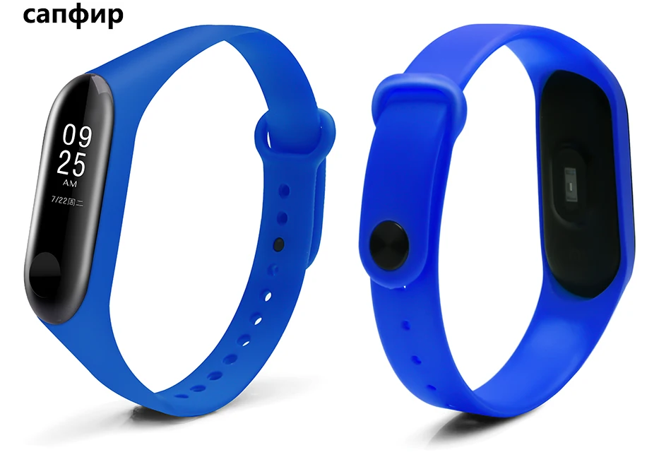 BOORUI mi band 3 ремешок на запястье для Xiaomi mi band 3 силиконовый mi band 3 Аксессуары Красочные pulsera correa mi 3 замена