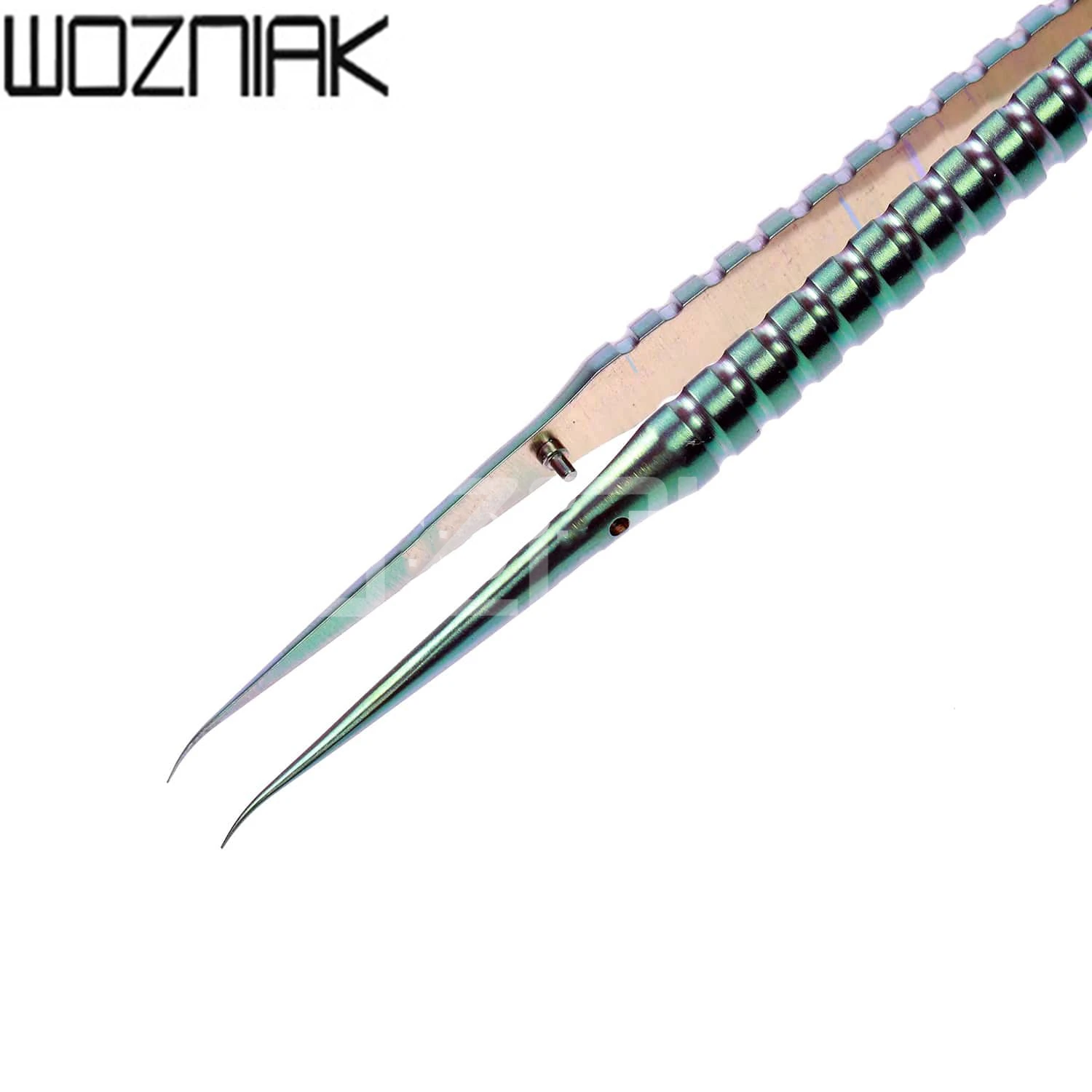 2UUL titanium сплав Пинцет синий curned прямой наконечник пинцет для Мобильный телефон