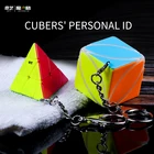 Новинка Qiyi Mofangge, брелок для ключей, магический куб Jinzita, брелок для ключей, магический куб, международные образовательные игрушки