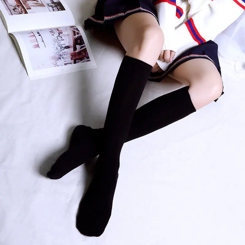 Женские носки чулки теплые до бедра гольфы длинные хлопковые сексуальные