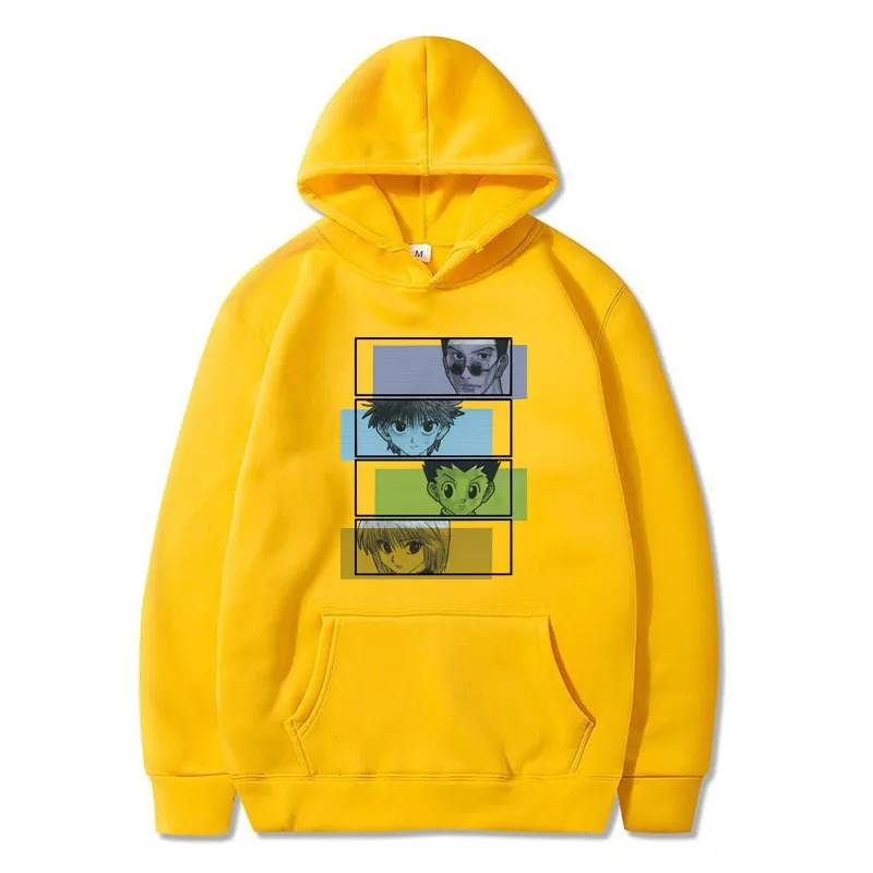 

Japanese Anime Hunter X Hunter Killua Leorio Kurapika Gon Hisoka Pullover Hoodie Streetswear Tops Fashion Hoodie Women/men