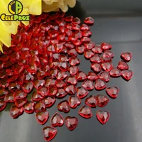 acrylic heart confetti scatter crystal beads wedding party decor pvc squins engaement anniversary valentine party supplies