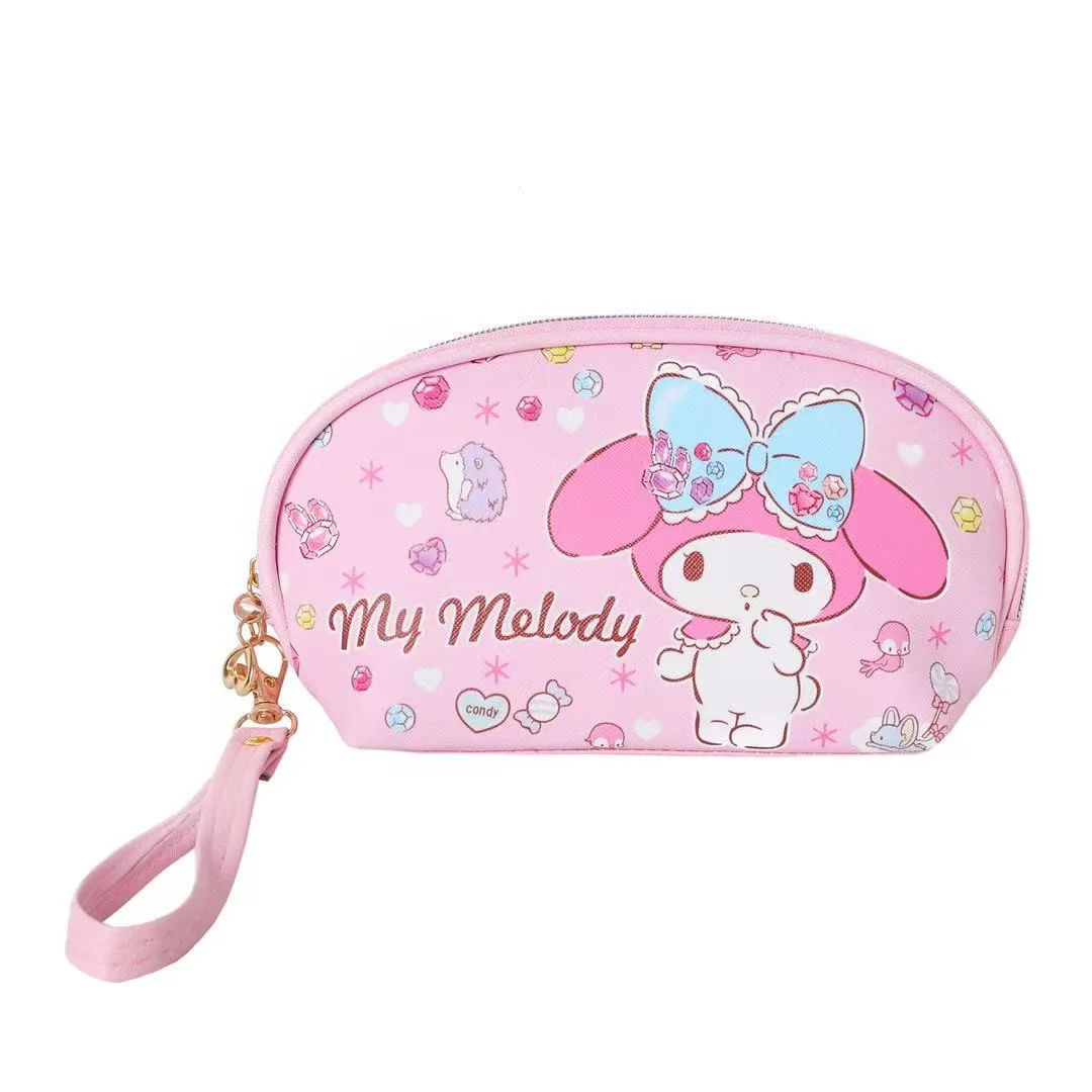 Sanrio кошелек для монет на молнии из искусственной кожи Hello Kitty Kuromi чехол карандашей