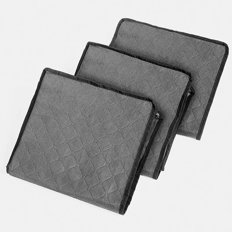 Складной ящик для хранения из нетканого материала на молнии чехол сбора грязной