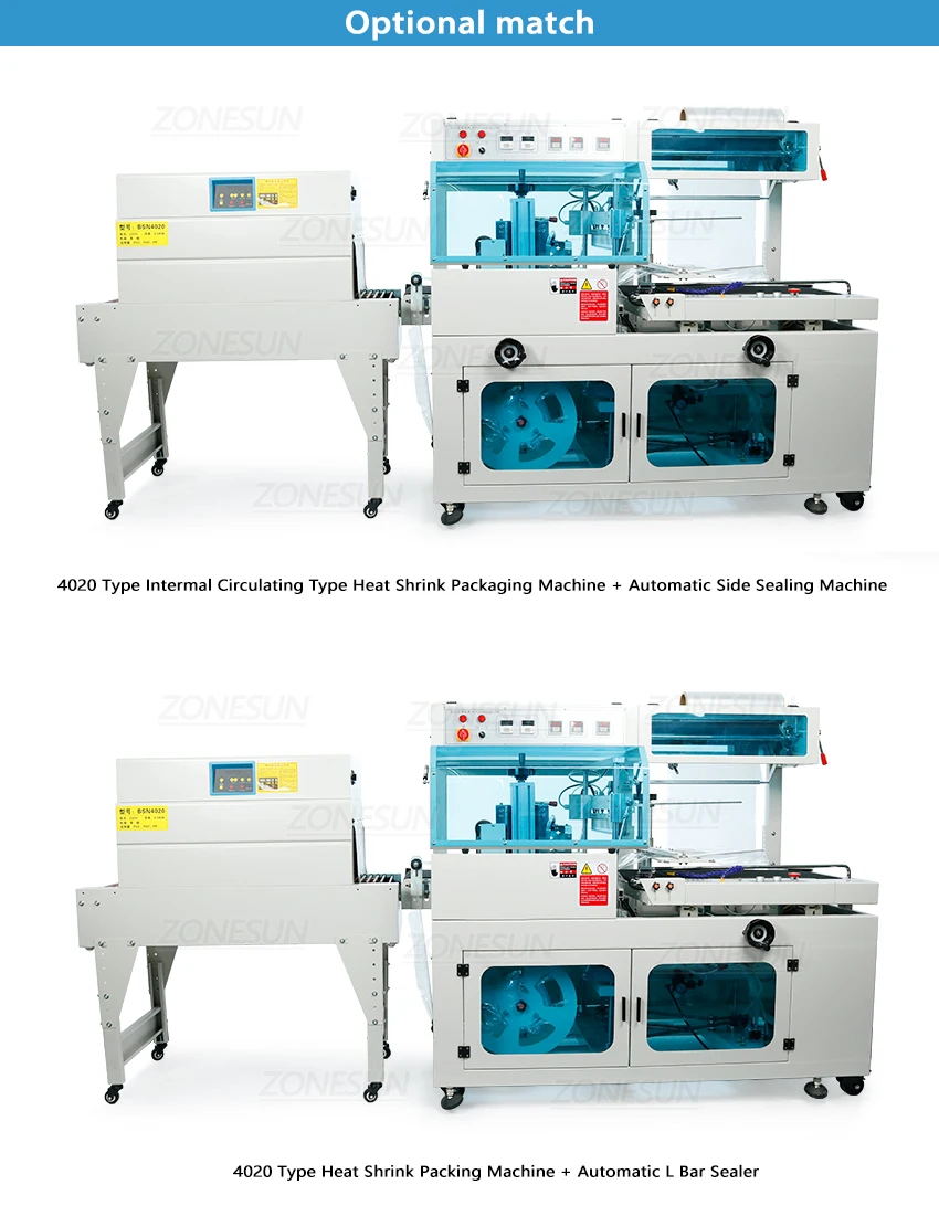 ZONESUN ZS-BSN4020 Máquina de retração térmica