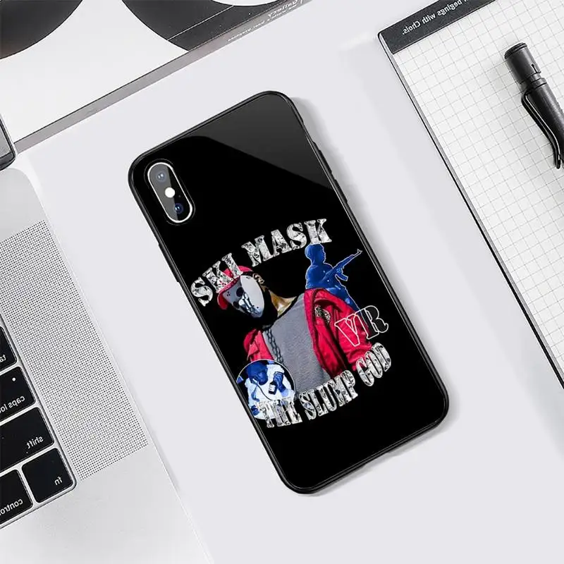 

Ski Mask Slump God case for airpods Phone Case Tempered glass For iphone 5C 6 6S 7 8 plus X XS XR 11 PRO MAX