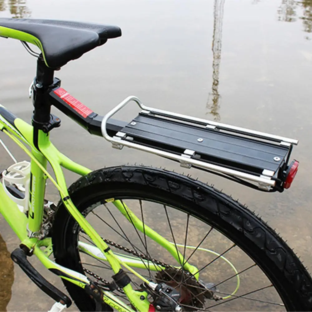 Portabicicletas con rodamiento de 30KG, portaequipajes trasero para bicicleta, estante de aluminio, alforjas, soporte apto para varillas de menos de 33mm